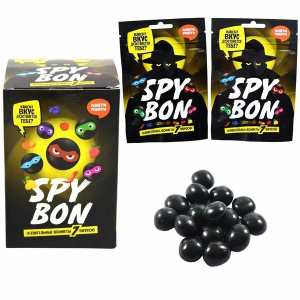 Конфета жевательная Лайти-Майти Spy Bon секретный вкус перец и лимон 15 гр., саше