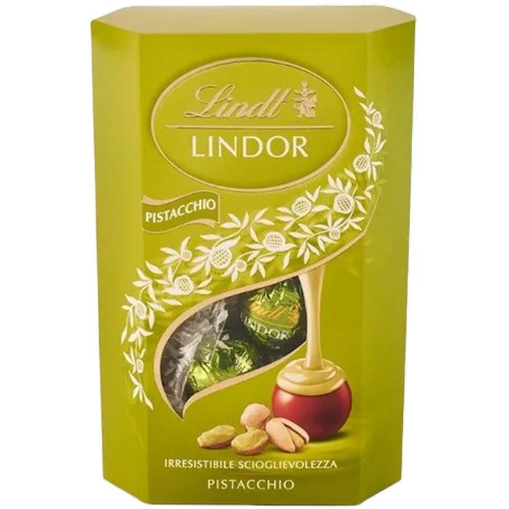 Конфеты Lindt Lindor фисташка 208 гр., картон
