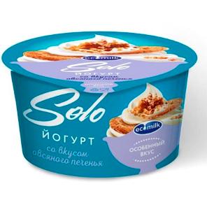Йогурт Ecomilk Solo со вкусом овсяного печенья 4.2% 130 гр., ПЭТ