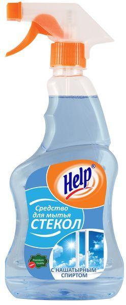 Средство для мытья стекол Help с нашатырным спиртом 750 мл., ПЭТ