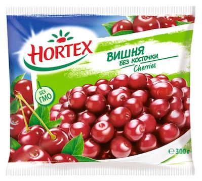 Вишня Hortex без косточки замороженная 300 гр., флоу-пак