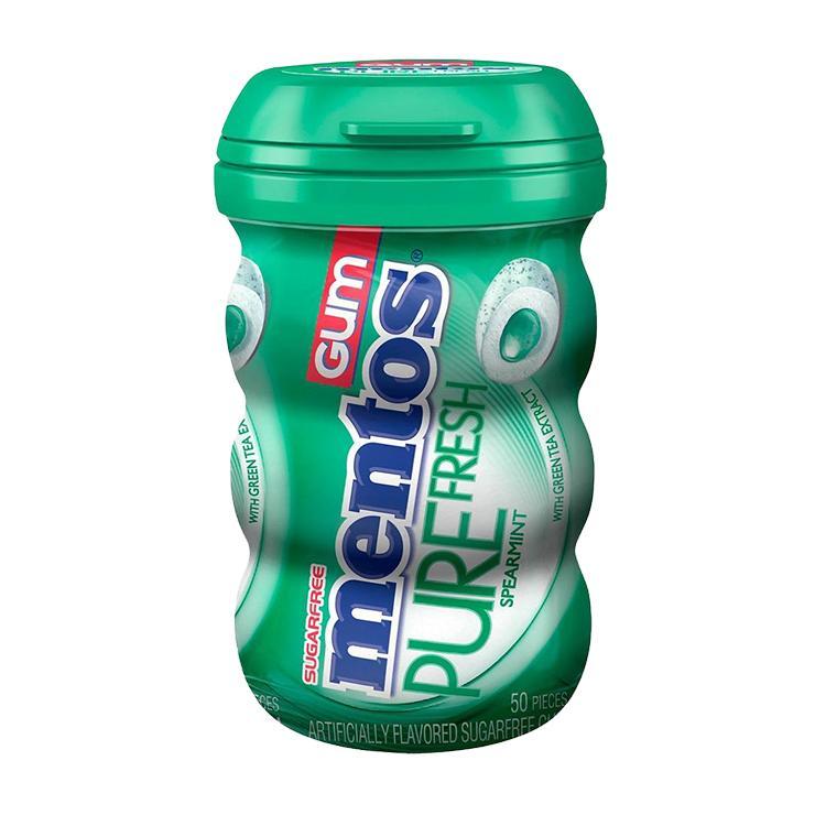 Жевательная резинка Mentos Fresh Spearmint 60 гр., пластиковая упаковка