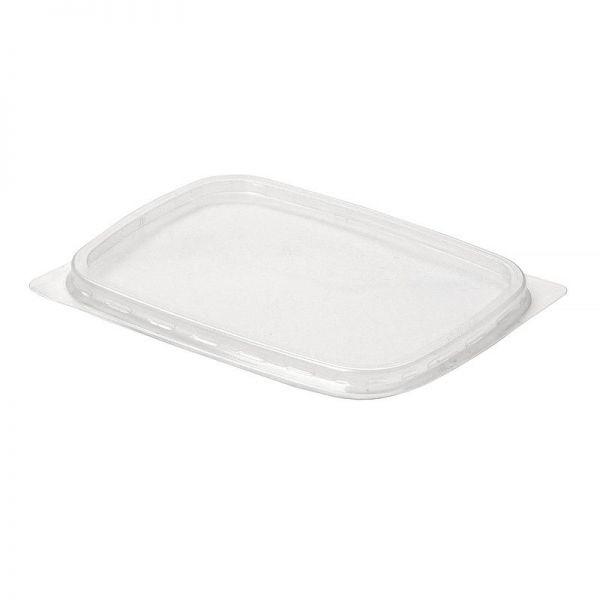 Крышка к контейнеру Мистерия 108х82х8мм прозрачная ПП 100 штук, пакет