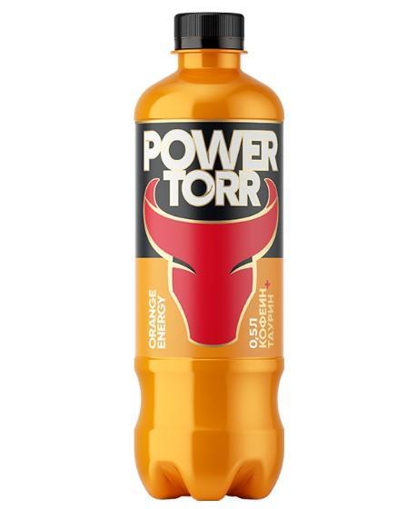 Напиток энергетический Power Torr Flare Orange 500 мл., ПЭТ