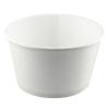 Контейнер одноразовый пластиковый чаша под суп цвет белый 330 мл., d=114 мм., Россия, картон