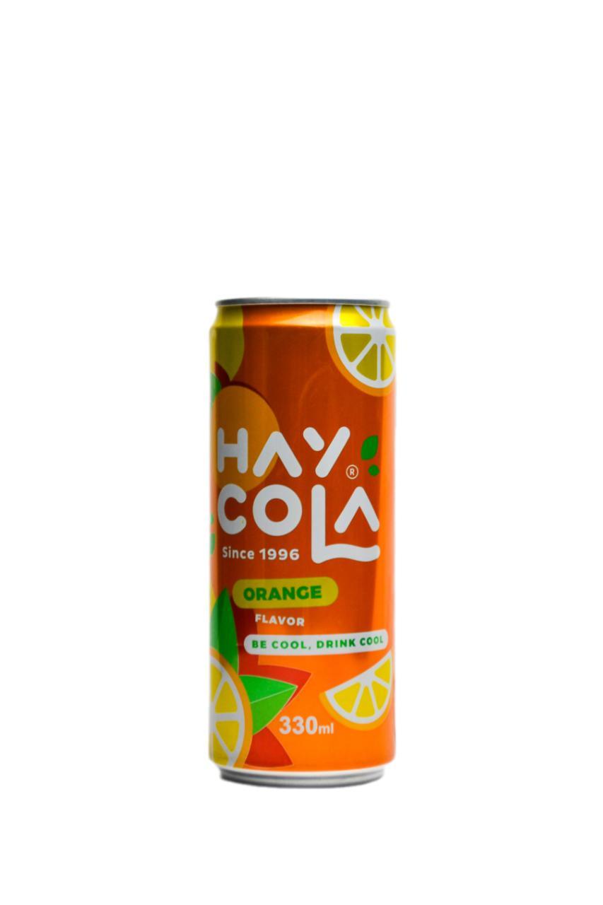 Газированный напиток Hay Cola Апельсин 330 мл., ж/б