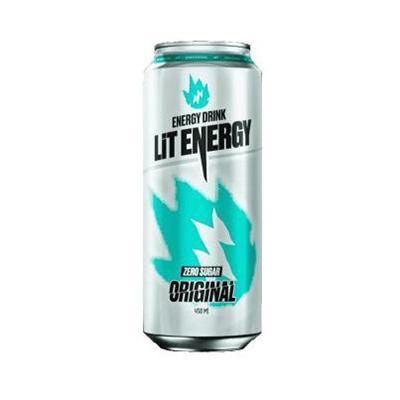 Напиток энергетический LiT Energy Original Zero 450 мл., ж/б