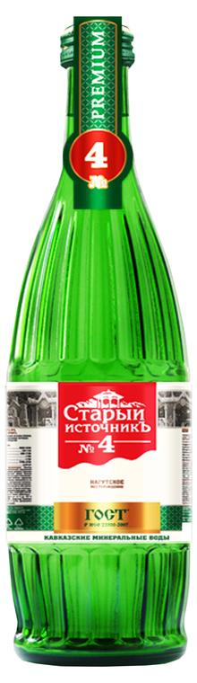 Вода газированная Родной Бюветъ минеральная 450 мл., стекло