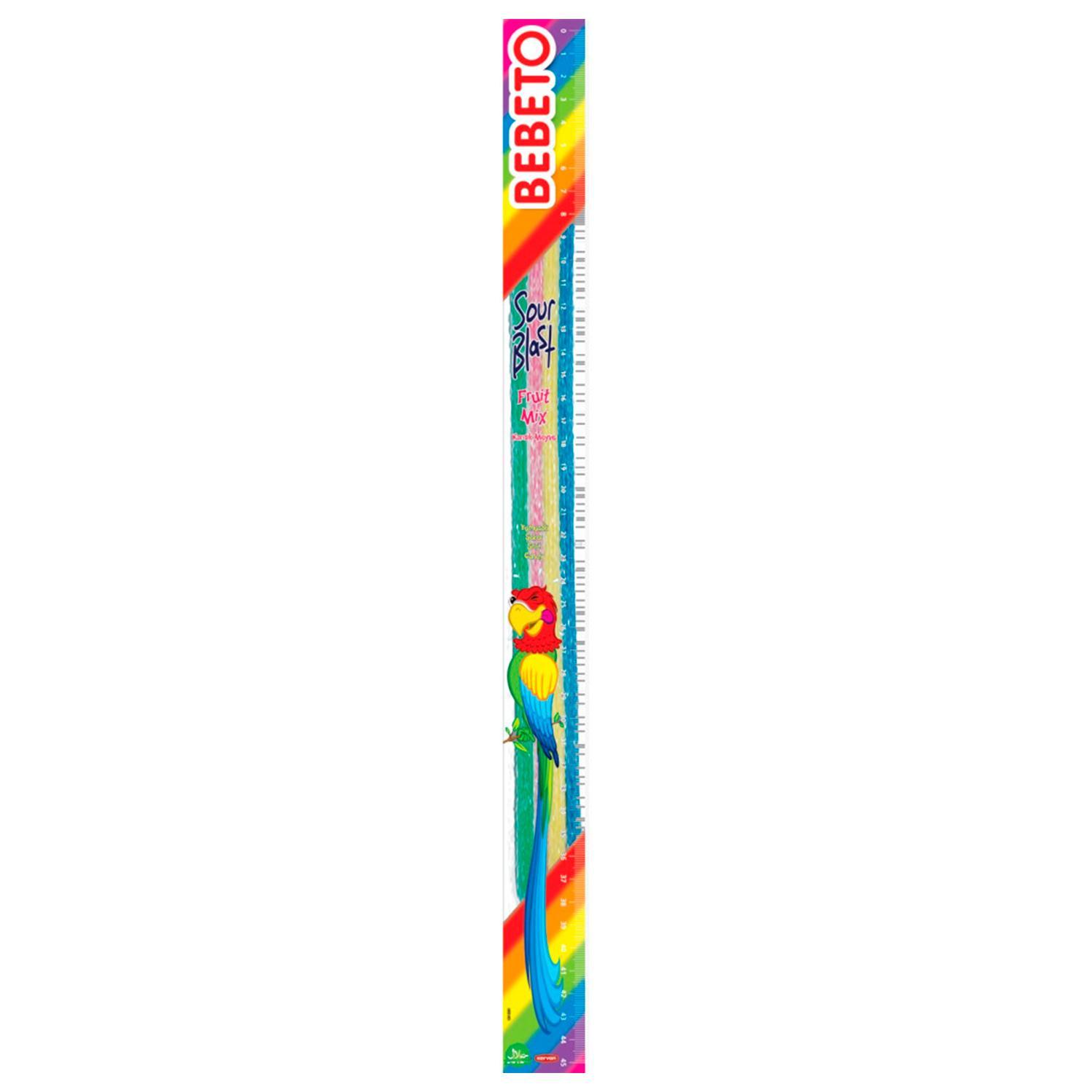 Мармелад жевательный Bebeto Sour Blast тутти-фрутти 15 гр., флоу-пак