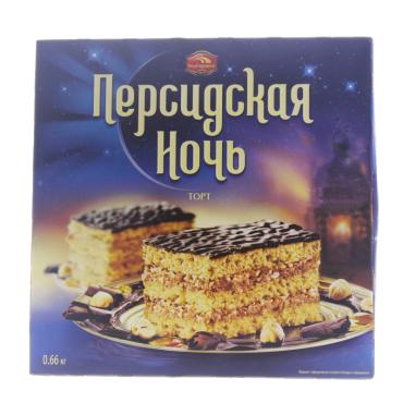 Торт Персидская Ночь,Черемушки, 660 гр., картон, 6 шт.