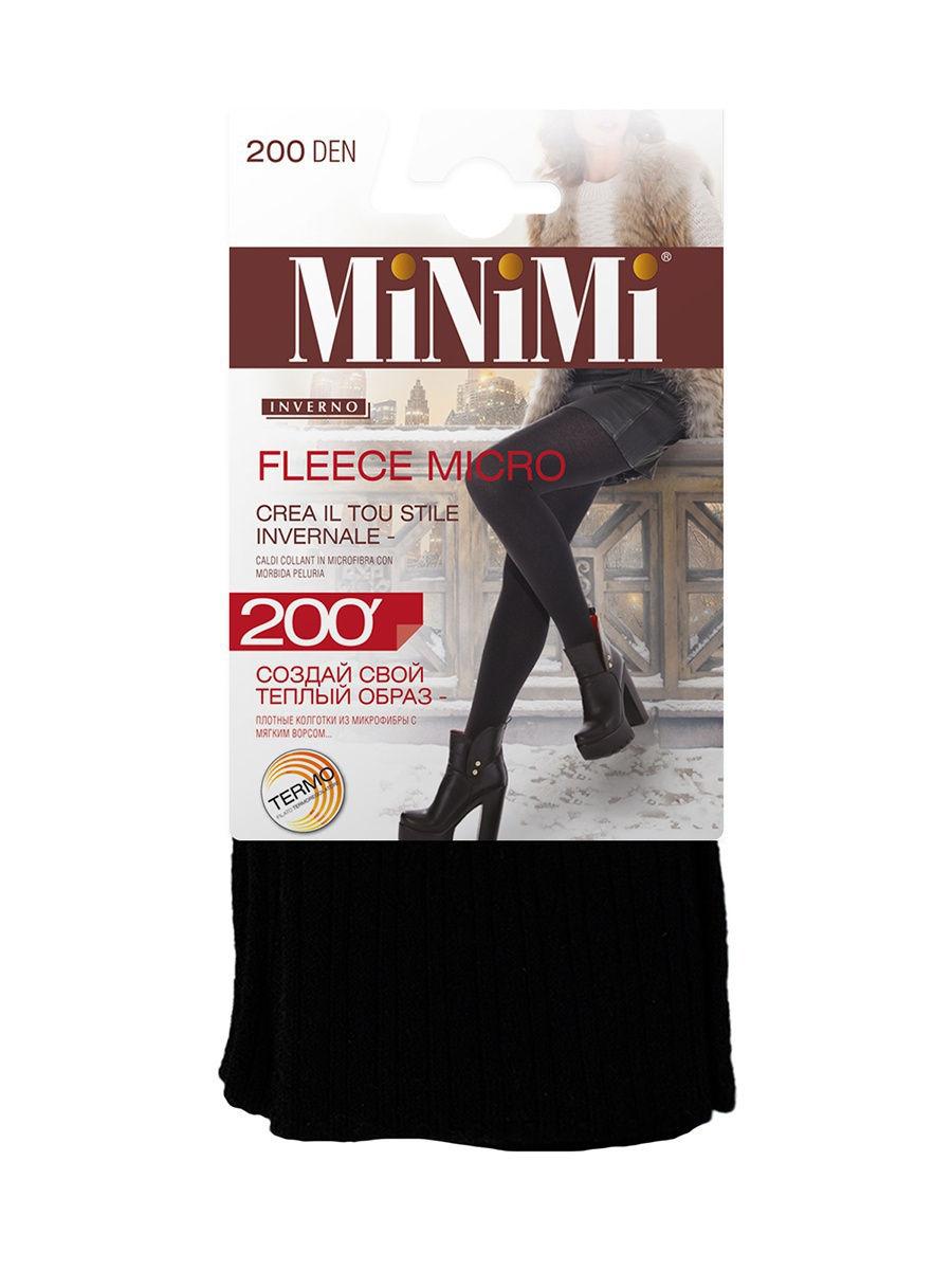 Колготки 200 den Nero 4L Minimi Fleece Micro, пластиковый пакет