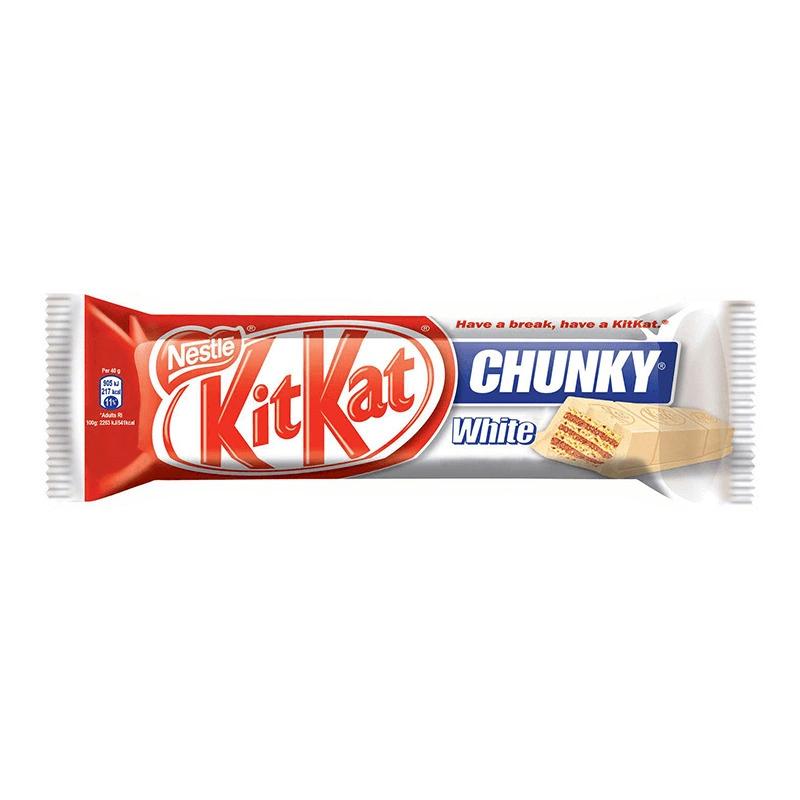 Батончик шоколадный KitKat Chunky White Chocolate 40 гр., флоу-пак