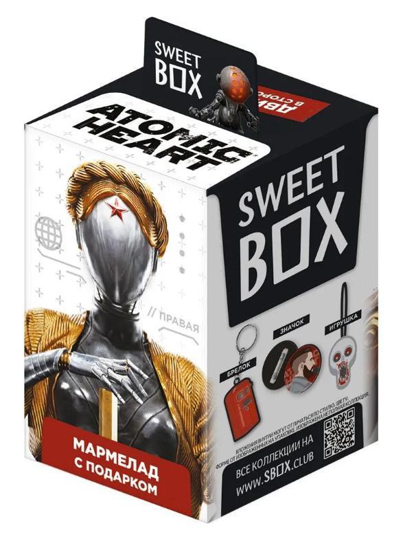 Мармелад жевательный Sweet Box Atomic Heart с сюрпризом 10 гр., картон