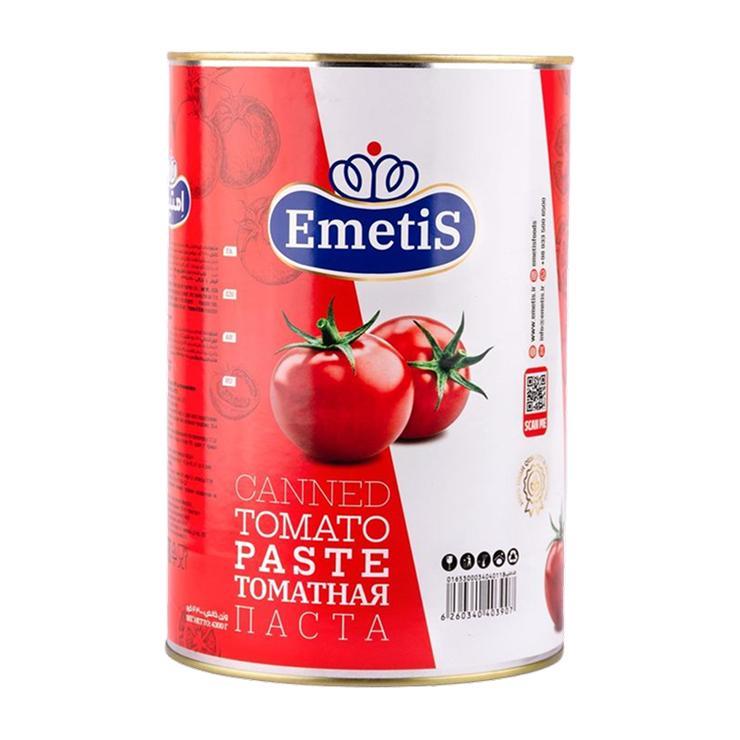 Томатная паста Emetis 4,3 кг., ж/б