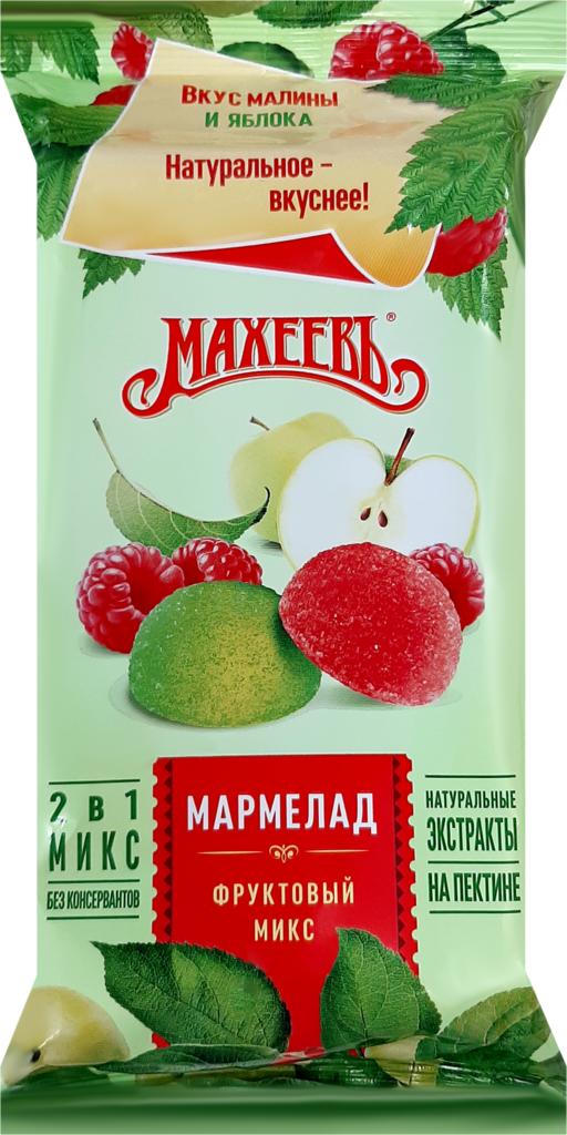 Мармелад Махеевъ Фруктовый микс желейный 250 гр., флоу-пак