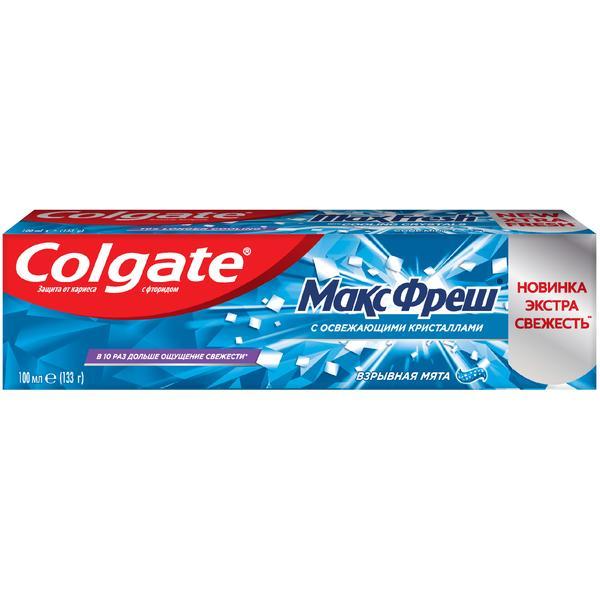 Зубная паста Colgate Макс Фреш Взрывная мята 100 мл., туба