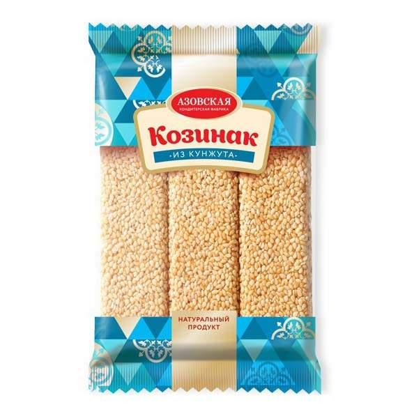 Козинак из кунжута Азовская кондитерская фабрика 150 гр., флоу-пак