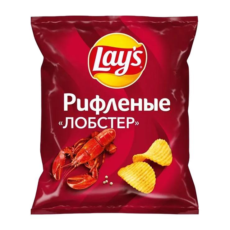 Чипсы Lay's рифленые лобстер 70 гр., флоу-пак
