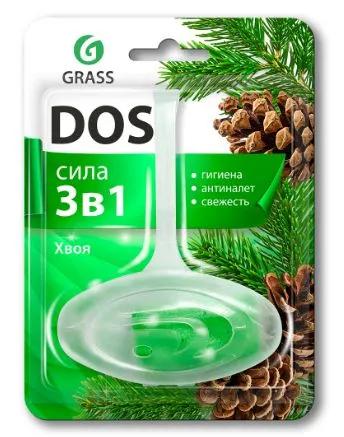 Подвесной блок для унитаза Grass DOS 3 в 1 Хвоя 50 гр., блистер