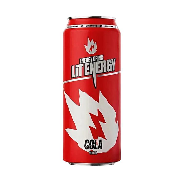 Напиток энергетический LiT Energy кола тонизирующий 450 мл., ж/б