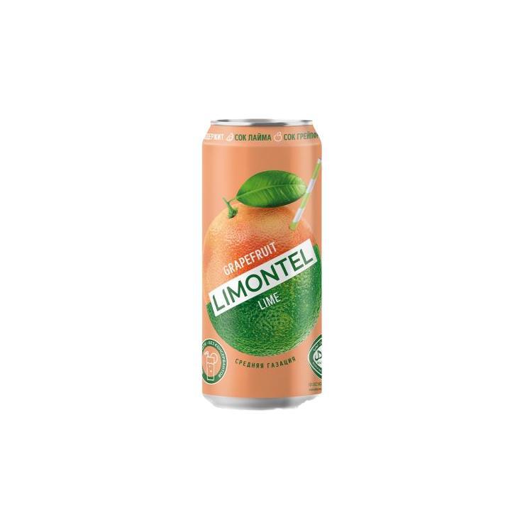Напиток газированный Limontel грейпфрут 450 мл., ж/б