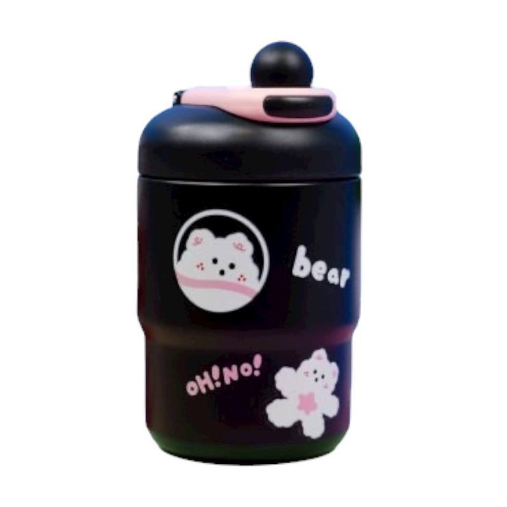 Термос Bear черный 420 мл., картон