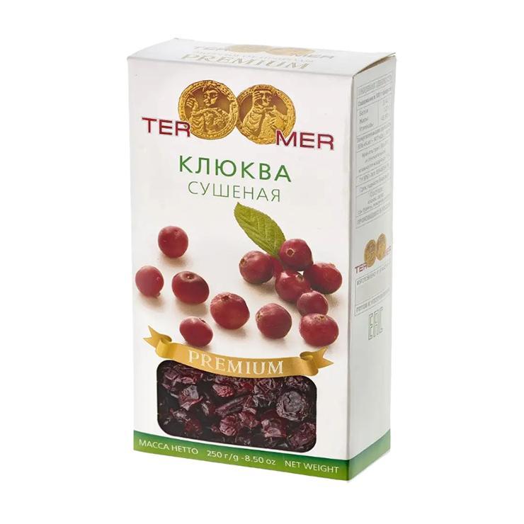 Клюква сушеная Termer 250 гр., картон