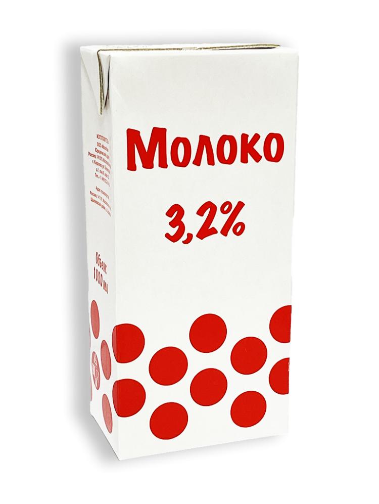 Молоко Горошек 3,2%, 973 мл., тетра-пак