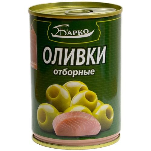 Оливки Барко фаршированные с тунцом 280 гр., ж/б