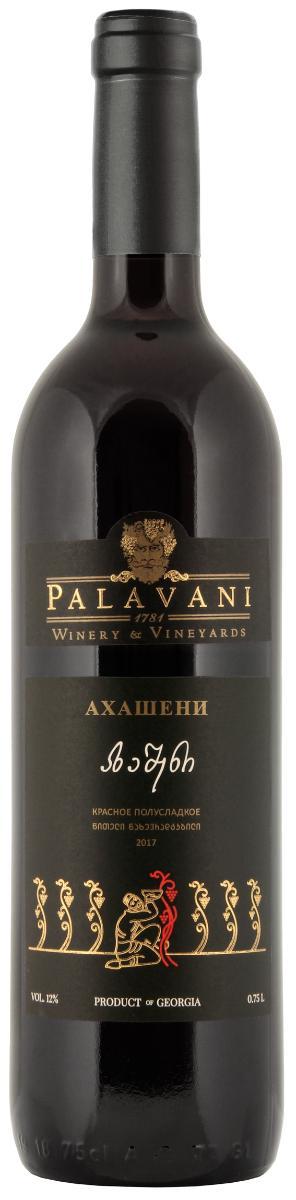 Вино Palavani Ахашени красное полусладкое 12%