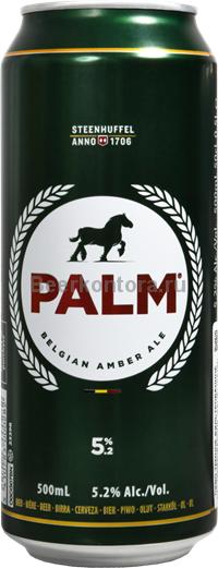 Пиво темное 5.2%, Palm, 500 мл., ж/б