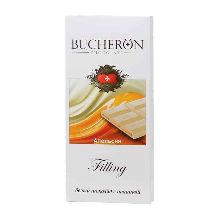 Шоколад Bucheron белый Filling апельсин 85 гр., картон
