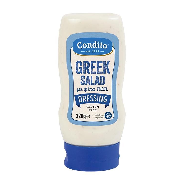 Заправка Condito для греческого салата с сыром фета 320 гр., ПЭТ