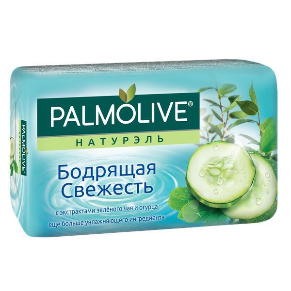 Мыло Palmolive Бодрящая свежесть с экстрактом зеленого чая и огурца 150 гр., обертка