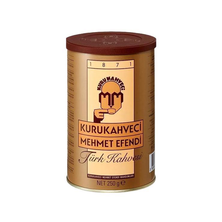 Кофе Mehmet Efendi натуральный жареный молотый 250 гр., ж/б