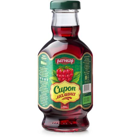 Сироп РАТИБОР Малина, 460 гр., стекло