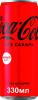 Напиток Coca-Cola газированный Zero , 330 мл, ж/б