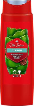 Гель для душа и шампунь Old Spice Citron Природный аромат 2в1