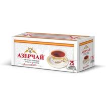 Чай Азерчай черный с бергамотом 25 пакетиков 50 гр., картон