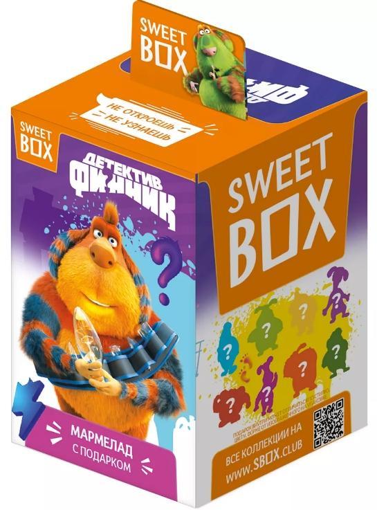 Мармелад Детектив Финник Sweet Box с подарком 10 гр., картон