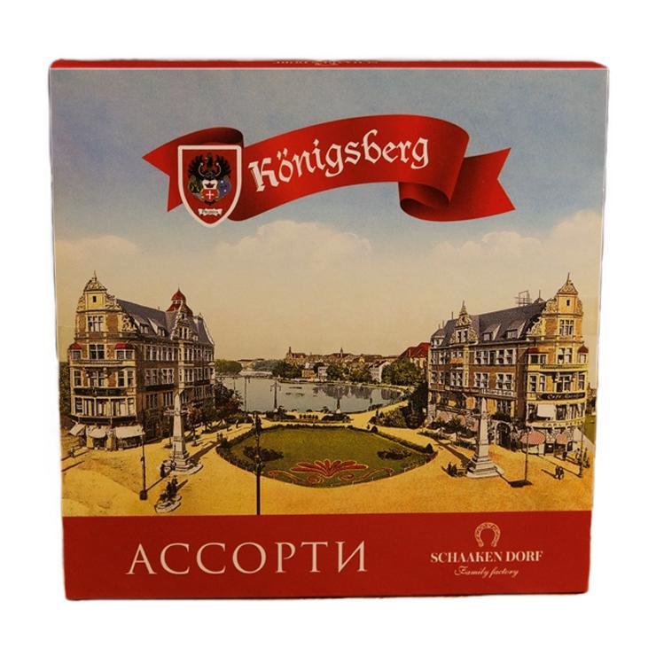 Конфеты ШААКЕН ДОРФ Konigsberg Панорама ассорти ягодное 130 гр., картон
