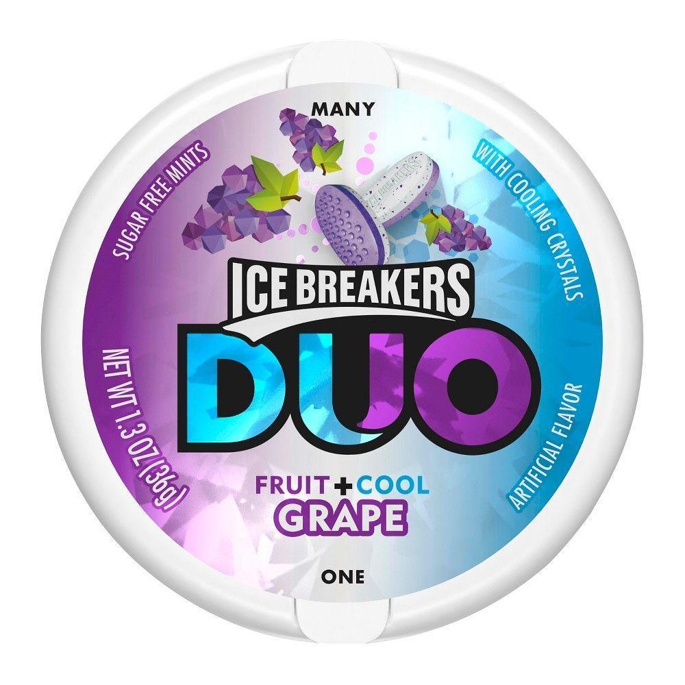 Леденцы Ice Breakers Duo со вкусом винограда 36 гр., ПЭТ