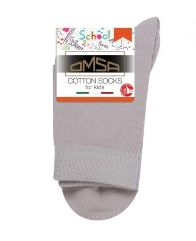 Детские носки OMSA kids Calzino гладь светло-серые 23-26 размер 2-4 лет