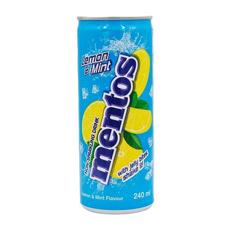 Напиток сокосодержащий Mentos Lemon & Mint 240 мл., ж/б
