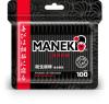 Палочки ватные B&W с черным бумажным стиком в zip-пакете 100 шт, Maneki, 50 гр., ПЭТ