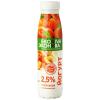 Йогурт питьевой 2,5% с персиком ЭкоНива Fitness Line, 300 гр., пластиковая бутылка