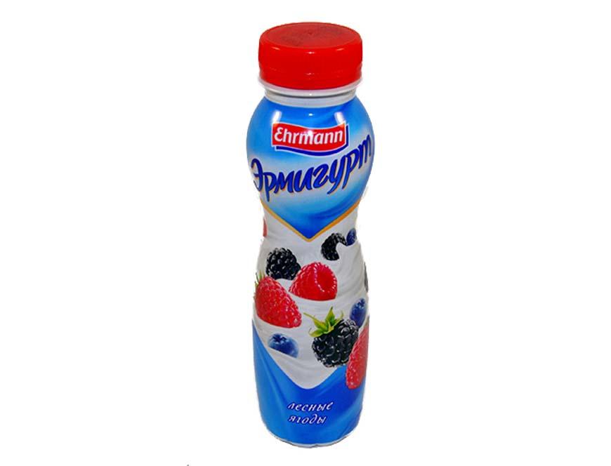Напиток йогуртный Эрмигурт с лесными ягодами 1,2% 290 гр., ПЭТ