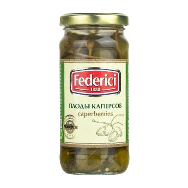 Плоды каперсов Federici 230 гр., стекло