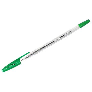 Ручка шариковая Berlingo Tribase, зеленая, 1,0мм