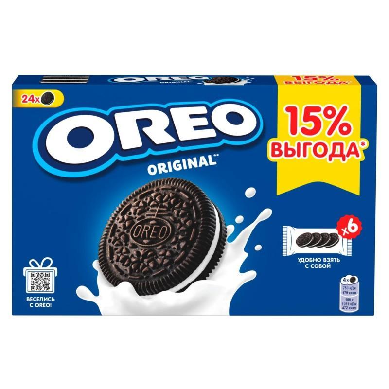 Печенье Oreo ваниль 228 гр., картон